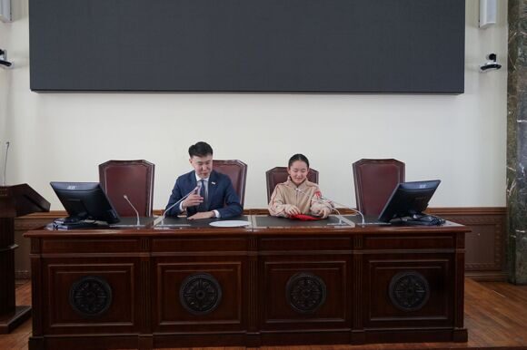 на президиуме